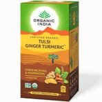 Organic India Tulsi Ginger Turmeric Tea - 25 Infusion Bags - (Pack of 2) - Fast Shipping to USA & Canada - Image 3
