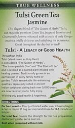 ORGANIC INDIA Tulsi Green Tea Bags - Jasmine 25 Tea Bags - Fast Shipping to USA & Canada - Image 4