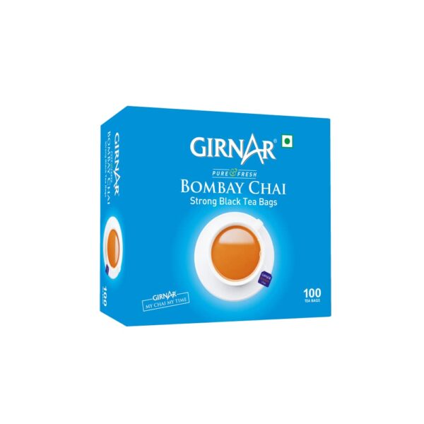 Girnar Bombay Chai (100 Tea Bags) - Assam, 200 Gram - Fast Shipping to USA & Canada