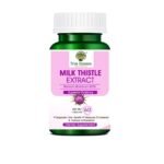 Heera Ayurvedic Research Foundation Milk Thistle extract 60 PCS. Veg Capsule (500 mg) - Fast Shipping to USA
