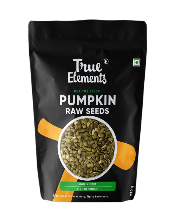 True Elements Pumpkin Seeds 250g - AAA Grade Seeds for Eating | Protein Rich Seeds | Healthy Diet Snacks | Rich in Protein - Fast Shipping to USA & Canada