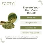 Ecotyl Henna Powder | Natural Hair Dye | Hair Strengthening | No Added Color & Preservatives | 100g - Fast Shipping to USA & Canada - Image 5