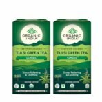 ORGANIC INDIA Tulsi Green Tea Classic, 25 Infusion Bags (Pack Of 2) - 3 Gm - Fast Shipping to USA & Canada - Image 2
