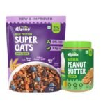 Alpino Pre-Workout High Protein & Fiber Diet Super Combo - High Protein Super Oats Chocolate 1kg, Natural Peanut Butter Crunch 1kg - Fast Shipping to USA - Image 2