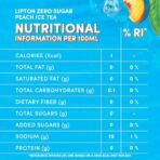 Lipton Peach Zero Sugar Iced Tea Refreshing And Flavorful Drink That Is Perfect For Those Who Are Looking To Reduce Their Sugar Intake (Pack Of 3) 320ml (Imported) - Fast Shipping to USA & Canada - Image 6