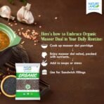 Natureland Organics Masoor Whole/Sabut Pouch, 1 kg - Fast Shipping to USA & Canada - Image 3