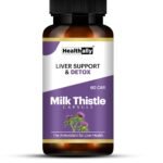 Healthally Ayurvedic Milk Thistle Liver Detox Capsule,Fatty Liver Cleanser Medicine Supplement(500 MG),Silybum Marianum Kutki Liver Care Capsule Strengthens liver Health Function - 60 Capsule - Fast Shipping to USA