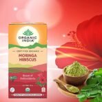 ORGANIC INDIA Moringa Hibiscus 25 Tea bags (Pack of 1) - Fast Shipping to USA & Canada - Image 7