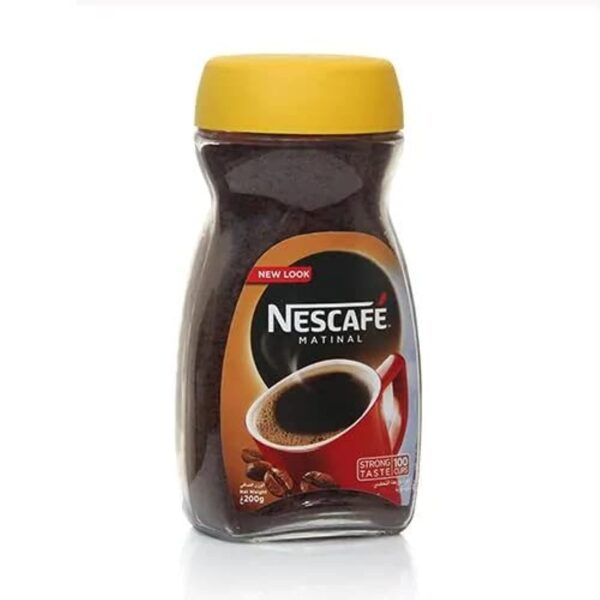 Nescafe Matinal Jiva Instant Coffee - 200 Grams, Ground, Glass Bottle - Fast Shipping to USA & Canada