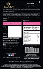 TEACURRY Noon Chai (100 Grams) - Pink Tea helps with Immunity, Weight management - 100% Natural - Fast Shipping to USA & Canada - Image 7