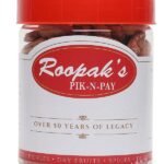 Roopak's PIK-N-PAY 100% Salted and Roasted Premium Almond rich in Protein Boost immunity High in Fiber & Boost Immunity, Badam Giri, Healthy Snack,Nutritious & Delicious | 250 Gram - Fast Shipping to USA & Canada