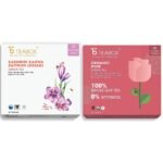 Teabox Fresh Kashmiri Kahwa Saffron (Kesar) Green Tea Bags 25 Pieces & Teabox Organic Rose Green Tea 25 Teabags - Fast Shipping to USA & Canada