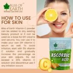 Bliss of Earth Ascorbic Acid Powder Pure Food Grade Vitamin-C Rich Powder boost immunity, Skin,face, Cosmetic & DIY Products 226GM - Fast Shipping to USA - Image 7