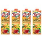DABUR Real Masala Mixed Fruit Juice - 1L (Pack Of 4) | No Added Preservatives, No Artificial Colours & Artificial Flavours | Goodness Of Best Fruits With Chatpata Masala, Daily Dose Of Fruit Nutrition - Fast Shipping to USA & Canada - Image 2