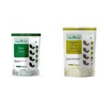 Neuherbs Raw & Unroasted Basil Seeds 200 g & Neuherbs Raw Unroasted Chia Seeds- 200 Gram - Fast Shipping to USA & Canada