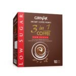 Girnar Instant Coffee 3 In 1 (10 Sachets - Low Sugar), Ground, Box - Fast Shipping to USA & Canada