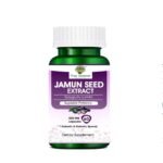 Heera Ayurvedic Research Foundation True Essence Provisions JAMUN SEED EXTRACT Syzygium cumini 60 PCS. Veg Capsule (500mg) - Fast Shipping to USA