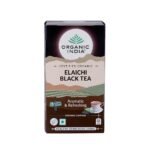 ORGANIC INDIA Elaichi Black Tea 25 Teabags - Fast Shipping to USA & Canada
