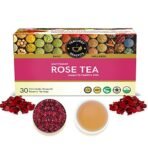TEACURRY Rose Petal Tea - 30 Rose Tea Bags | Helps Lose Weight, Boosts Digestion, Relieves Anxiety, Increases Skin Glow | Rose Tea Petals | Petals Tea Bag Detox - Fast Shipping to USA & Canada - Image 2