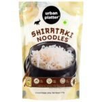 Urban Platter Shirataki Noodles, 270g [Keto-Friendly; Low-Carb, Fat-Free, Gluten-Free; Ultra-Low Calorie Konjac Miracle Noodles] - Fast Shipping to USA & Canada