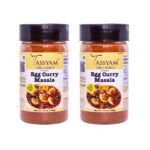 Tassyam Egg Curry Masala 200g (100g x2) | Dispenser Bottle, All Natural, Flavour Burst - Fast Shipping to USA & Canada