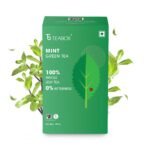 Teabox Peppermint Herbal Tea Loose Leaves 100 Grams | Mint Green Tea For Feeling Refreshed | Made with 100% Whole Leaf & Natural Flavors, Brew Hot or Cold - Fast Shipping to USA & Canada