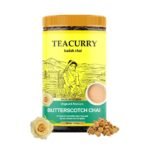 TEACURRY Butterscotch Chai (100 Grams, 50 Cups) - Butterscotch Tea for Digestion and Immunity - 100% Natural Flavoured Tea | Refreshing & Tasteful Butterscotch Flavor Chai Tea - Fast Shipping to USA & Canada