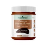 Neuherbs Chocolate Peanut Butter (Creamy), Gluten free | 19g Protein | Non GMO | Omega-3, 400g - Fast Shipping to USA