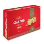 Haldiram's Soan Papdi 500g | Traditional Indian Sweet | Finest Ingredients | Crunchy Almonds & Pistachios | Indian Mithai | Festive Delight | Great Gift Pack for Festival | Mithai for Raksha Bandhan - Fast Shipping to USA & Canada