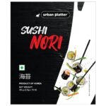 Urban Platter Sushi Nori Sheets, 25g [Roasted Seaweed Laver | Pack of 10 Sheets | Product of Korea | Umami Flavour] - Fast Shipping to USA & Canada