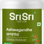 Sri Sri TATTVA shuddhta ka naam Ashwagandha - 500mg Tablet - 60 Count - Herbal Immunity & Energy Booster Made with Pure Ayurvedic Ingredients for Anxiety & Stress Relief, Enhanced Strength & Vitality