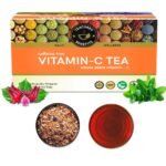 Teacurry Vitamin C Tea (1 Month Pack | 30 Tea Bags) - Helps get Glowing Skin and Shilky Hair | Assists with Bones & Vessels - Fast Shipping to USA & Canada