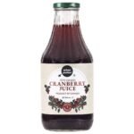 Urban Platter Canadian Cranberry Juice, 1 Litre (Unsweetened, No Added Sugar, 100% Natural Cranberry Juice, Good for UTI Health, Perfect for Cocktails and Mocktails) - Fast Shipping to USA & Canada