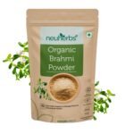 Neuherbs Organic Brahmi Powder (100 gm, Pack of 1) For Men & Women | Ayurvedic Care To Manage Stress & Boost Brain Health | Rich in Antioxident | 100% Pure & Natural | No Added Preservatives - Fast Shipping to USA