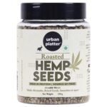 Urban Platter Roasted Hemp Seeds, 150 g (Hemp Seeds for Eating | Salad Topping | Roasted) - Fast Shipping to USA & Canada