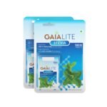 Gaia Lite Stevia Natural Sweetener, 100 Tablets (Pack of 2)- Natural Sugarfree Sweetener Perfect for Diabetes Management and Weight Loss| Quick Dissolve and a Healthy Substitute for Sugar|Made with 100% Pure and Natural Stevia Extract. With Zero Calories and Zero Sugar|Try Gaia Stevia Today! - Fast Shipping to USA