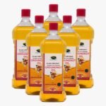Thanjai Natural 6000ml Groundnut Oil Unrefined wooden Cold Pressed (Peanut Oil) 100% Natural No Cholesterol + Healthy Cooking (1L x 6) - Fast Shipping to USA & Canada