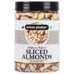 Urban Platter Sliced California Almonds, 200g (Badam Flakes, Perfect for Garnish, Baking and Salads) - Fast Shipping to USA & Canada
