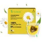 Teabox Premium Green Tea With Chamomile Flowers | 100% Whole Leaf Green Tea From The Himalayas | 25 Tea Bags (Low Caffeine) - Fast Shipping to USA & Canada