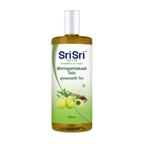 Sri Sri Tattva shuddhta ka naam Bhringamalakadi Taila, 100ml (Pack of 3) - Fast Shipping to USA & Canada