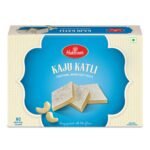 Haldiram's Kaju Katli 200 Gm X 1 Box | Kaju Katli Made with Finest Cashews | Kaju Barfi | Indian Mithai | No Added Colours | Premium Handcrafted Traditional Sweets | Great Gift Pack - Fast Shipping to USA & Canada