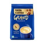 Tata Coffee Grand Classic Instant Coffee, 100g Pack, Instant Coffee-Chicory Mixture, Special Hotel Blend, Fresh Taste & Rich Aroma, Arabica And Robusta Beans, Strong Coffee - Fast Shipping to USA & Canada