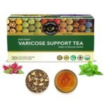 TEACURRY Varicose Support Ginger Tea(30 Tea Bags 1 Month Pack)-Helps In Varicose Veins Relief|Blue Purple Bulges Known As Vericose Veins,60 Grams - Fast Shipping to USA & Canada