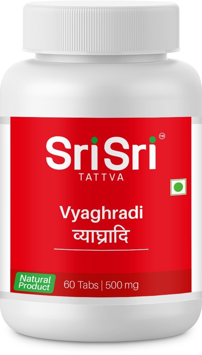 Version 1.0.0 Sri Sri Tattva Vyaghryadi 500Mg Tablet - 60 Count - Fast Shipping to USA - Image 1