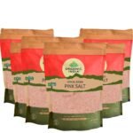 ORGANIC INDIA Pink Rock Salt - 1Kg Packet - (Pack of 6) - Fast Shipping to USA & Canada