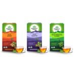 Organic India Tulsi Ginger, Tulsi Mulethi & Green Tea Classic Combo Pack ( 25 Tea Bag Each) - Fast Shipping to USA & Canada