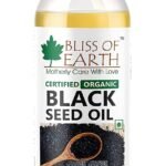 Bliss of Earth Certified Organic Black Seed Oil | Kalonji Oil | 100GM | Immune System Booster | Digestive Support | Great For Hair Health | Gluten Free | Cold Pressed | Unrefined | Hexane Free | - Fast Shipping to USA & Canada
