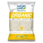 Natureland Organics Barley Dalia 500 Gm - Organic Dalia - Fast Shipping to USA & Canada