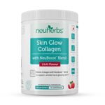 Neuherbs Collagen Supplement - 200 Gram, Litchi Flavour |Skin Glow Marine Collagen Powder for Women & Men | Collagen with Hyaluronic Acid, Vitamin E & C, Biotin | Supports Glowing & healthy skin. - Fast Shipping to USA
