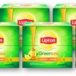 Lipton Green Tea Honey Lemon 10N x 1.4g (Pack of 6) Unique - Fast Shipping to USA & Canada
